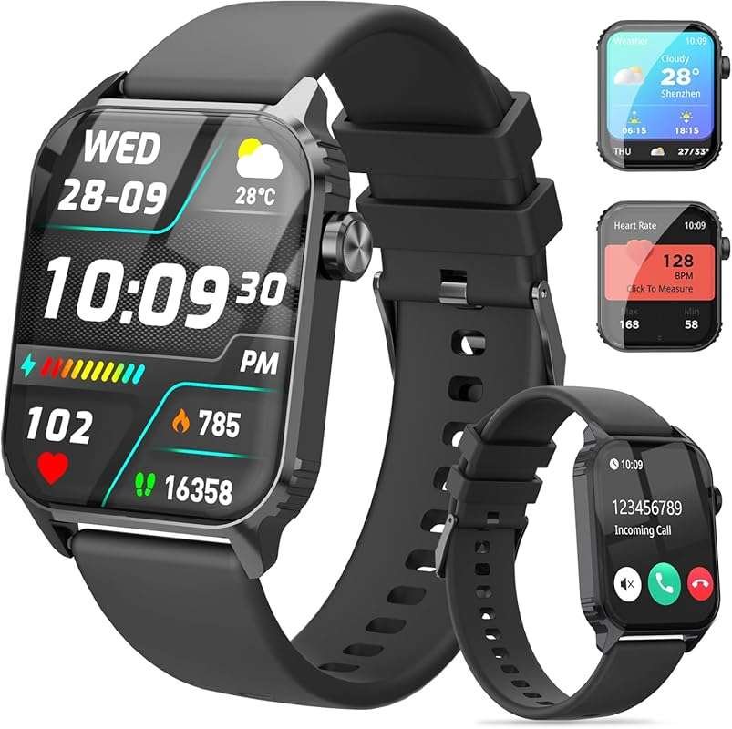 Smart Watch for Men, 120 Sports Modes Smartwatch with 1.83