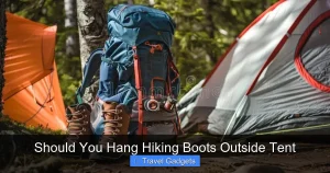 Should You Hang Hiking Boots Outside Tent