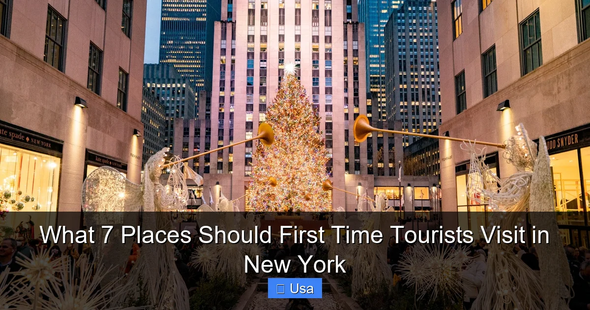 What 7 Places Should First Time Tourists Visit in New York
