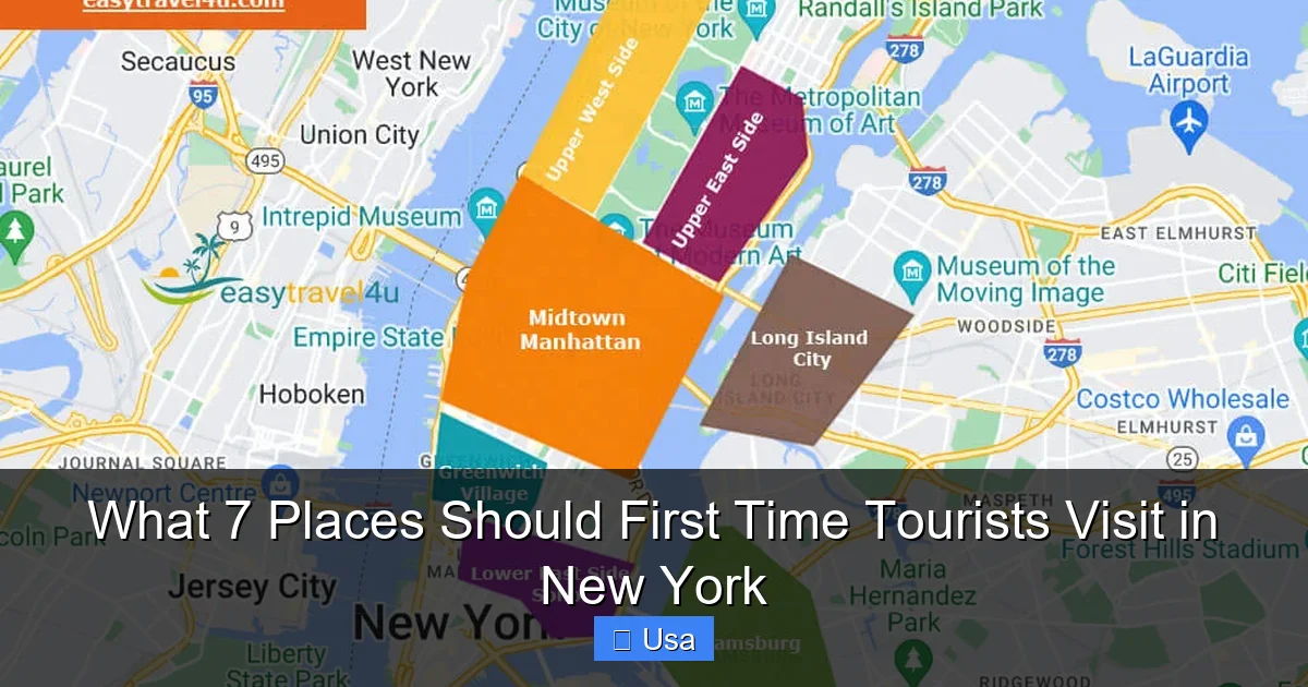 What 7 Places Should First Time Tourists Visit in New York