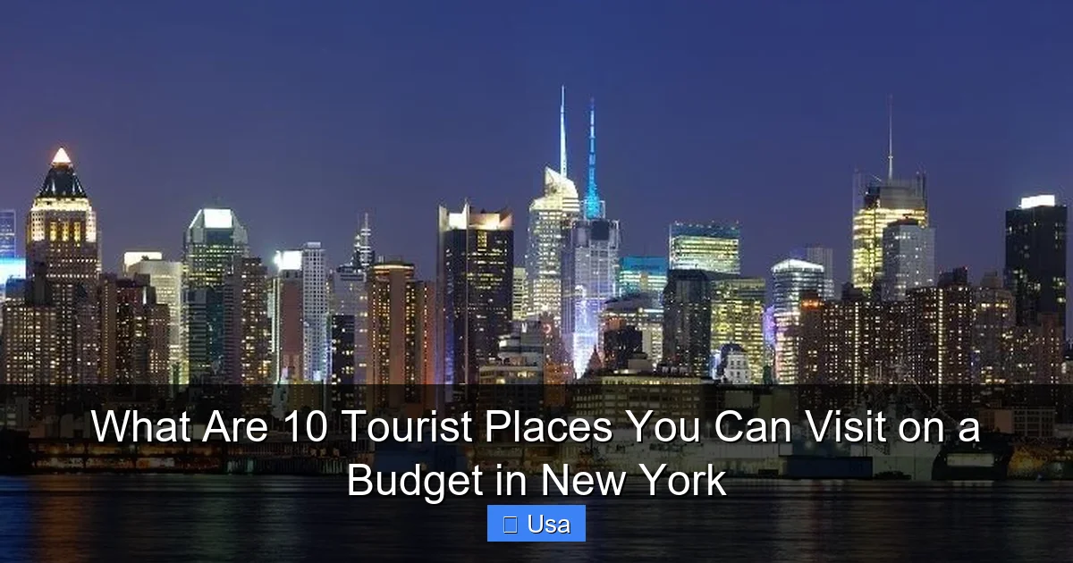 What Are 10 Tourist Places You Can Visit on a Budget in New York