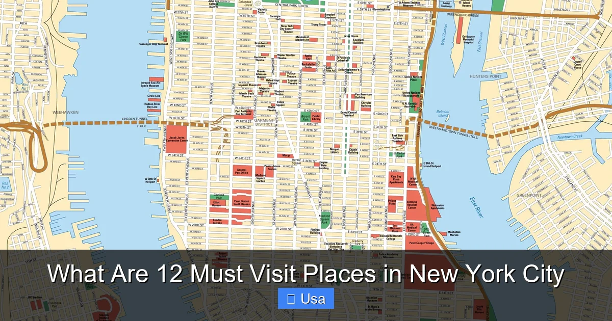 What Are 12 Must Visit Places in New York City