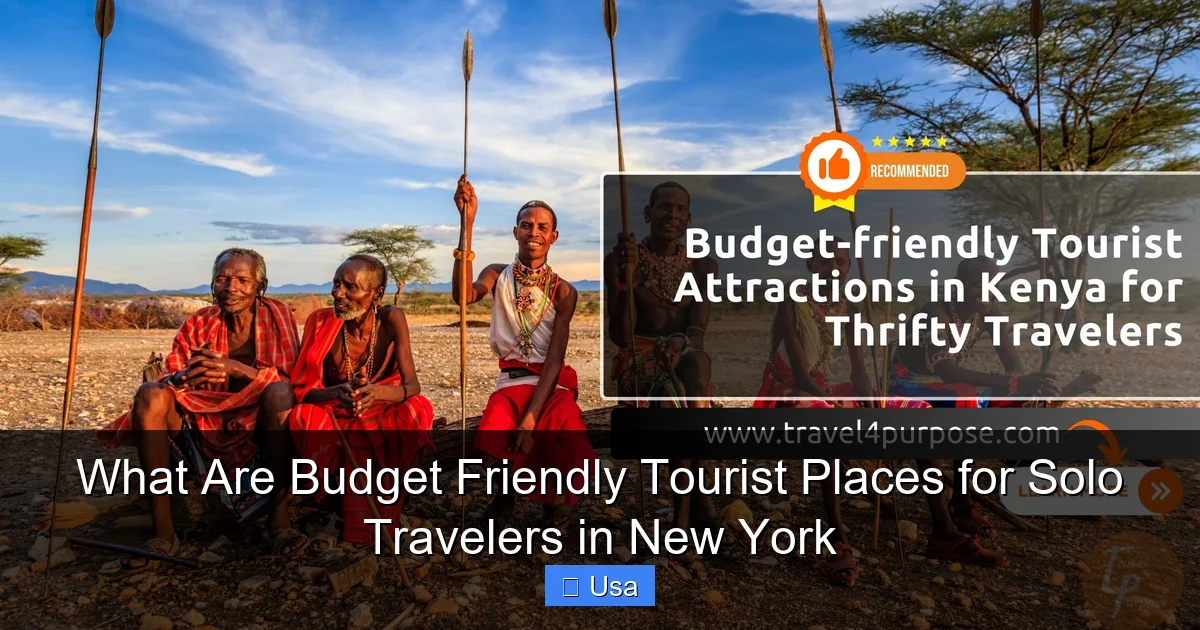 What Are Budget Friendly Tourist Places for Solo Travelers in New York