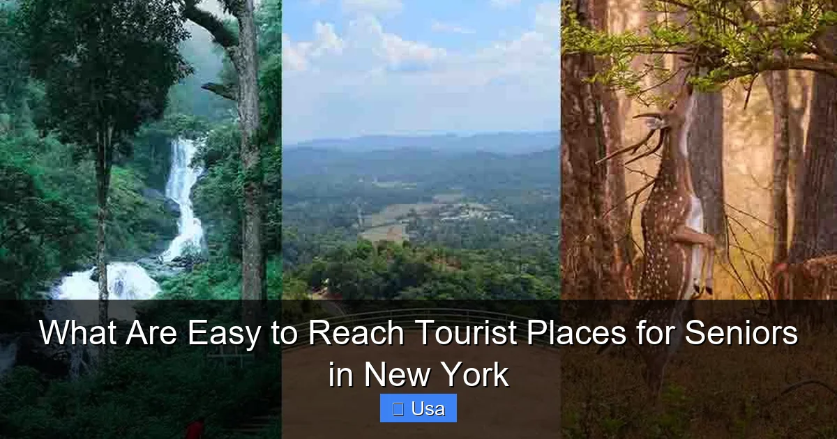 What Are Easy to Reach Tourist Places for Seniors in New York