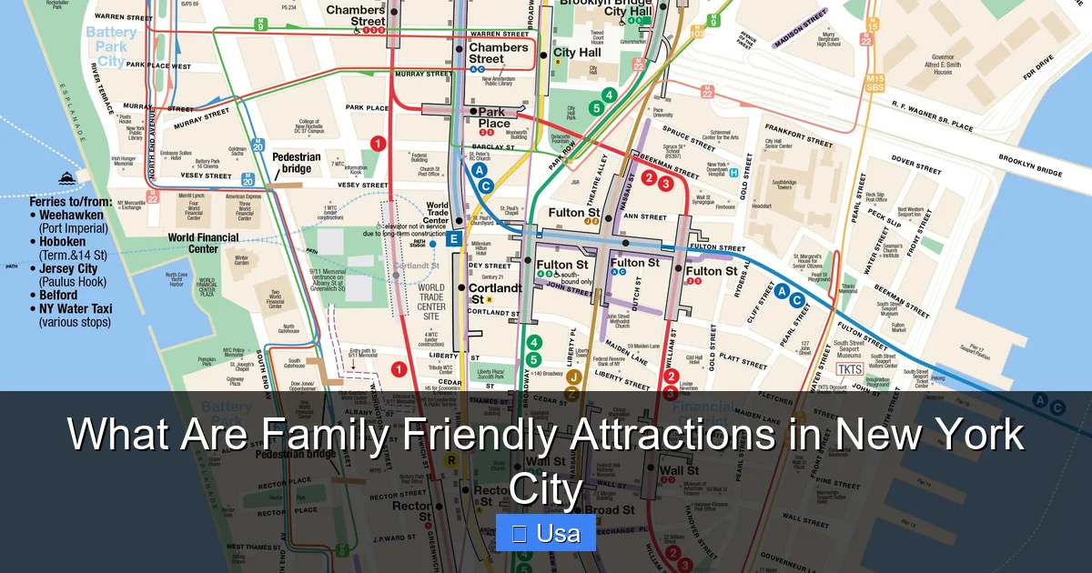 What Are Family Friendly Attractions in New York City