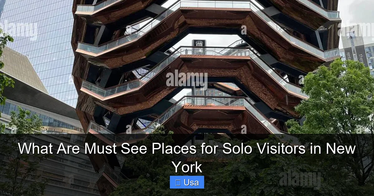 What Are Must See Places for Solo Visitors in New York