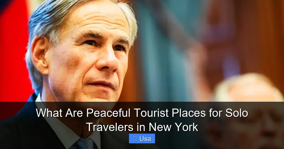 What Are Peaceful Tourist Places for Solo Travelers in New York