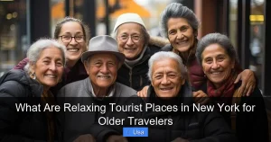 What Are Relaxing Tourist Places in New York for Older Travelers