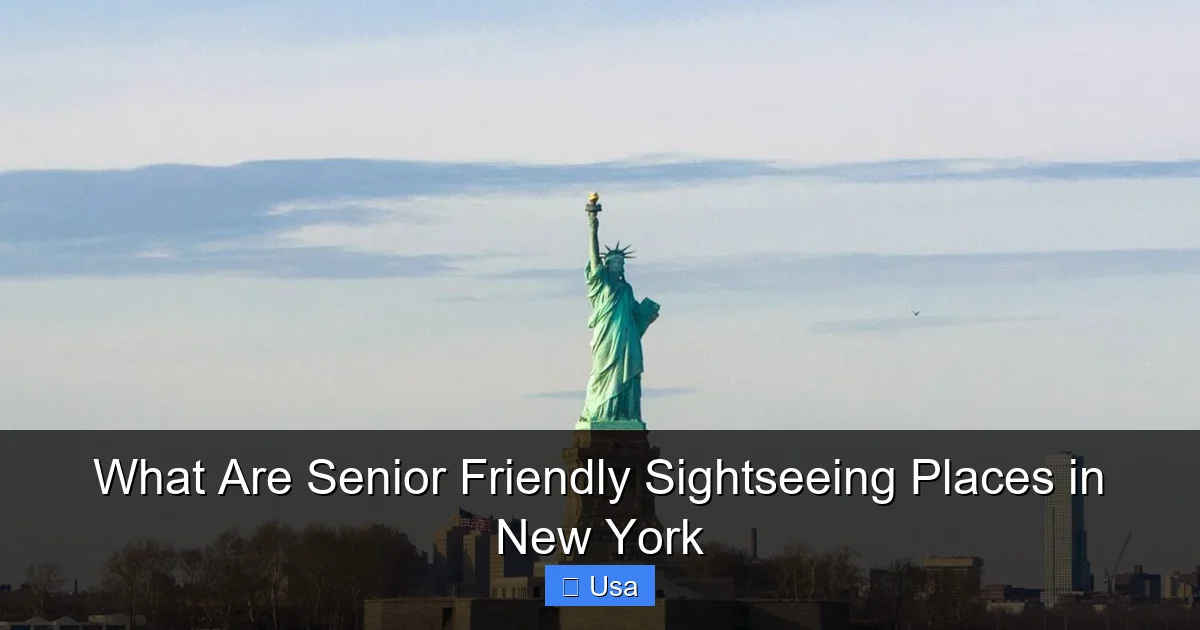 What Are Senior Friendly Sightseeing Places in New York
