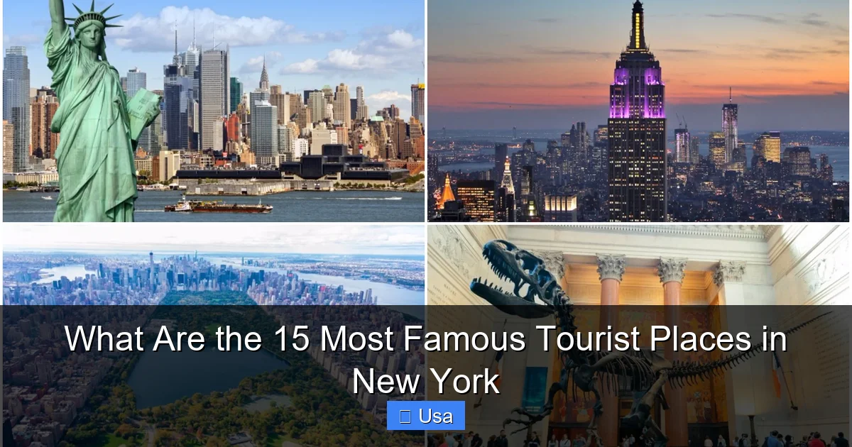 What Are the 15 Most Famous Tourist Places in New York