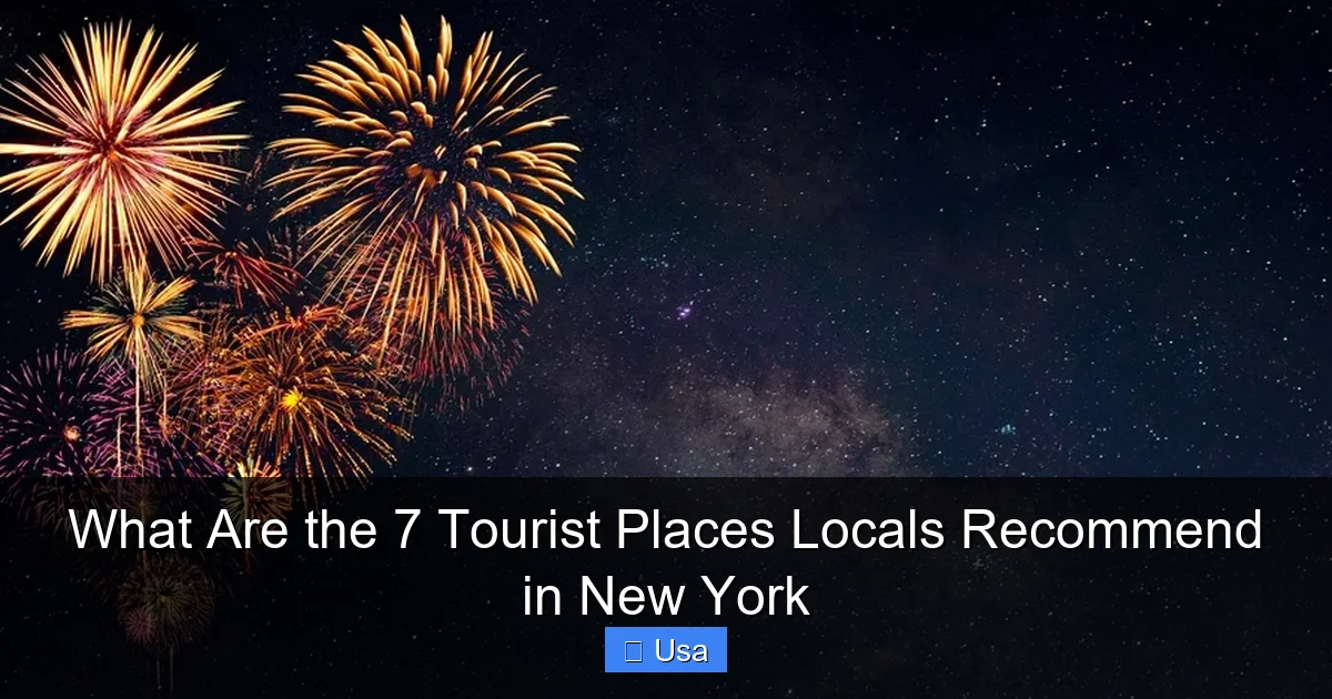 What Are the 7 Tourist Places Locals Recommend in New York