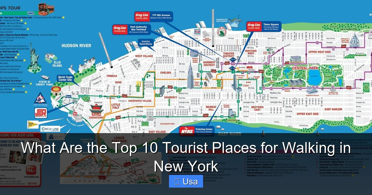 What Are the Top 10 Tourist Places for Walking in New York