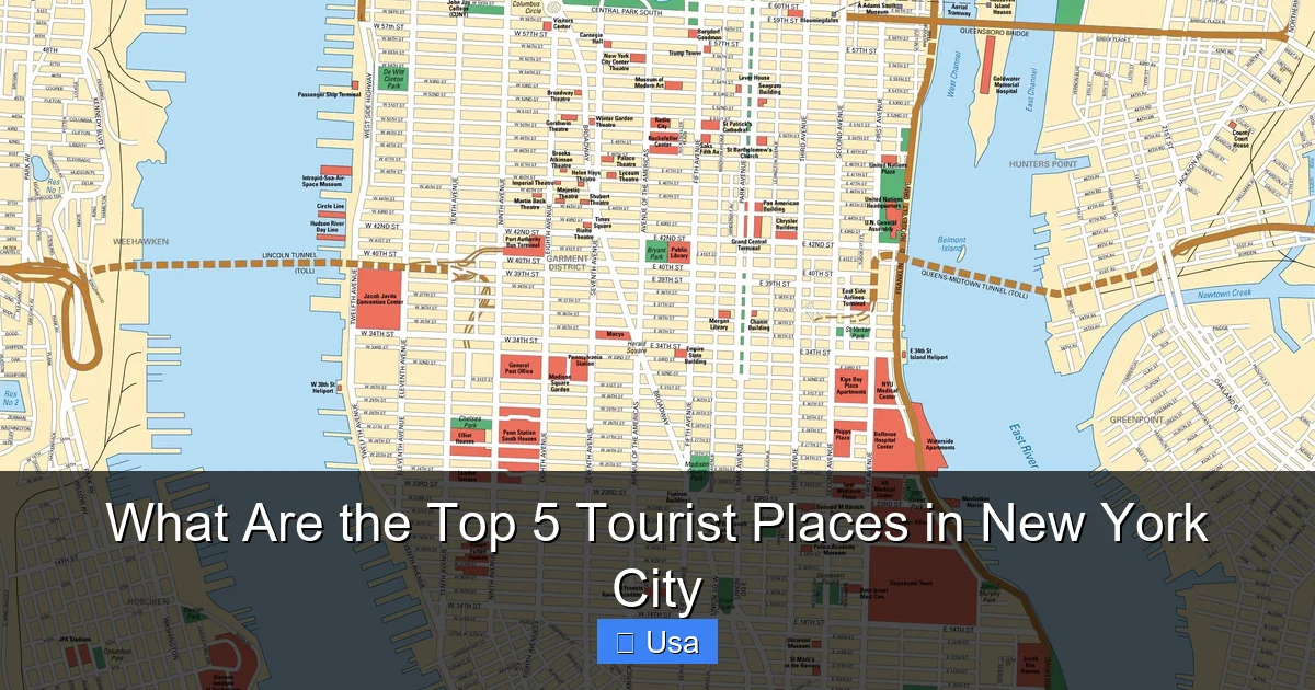 What Are the Top 5 Tourist Places in New York City
