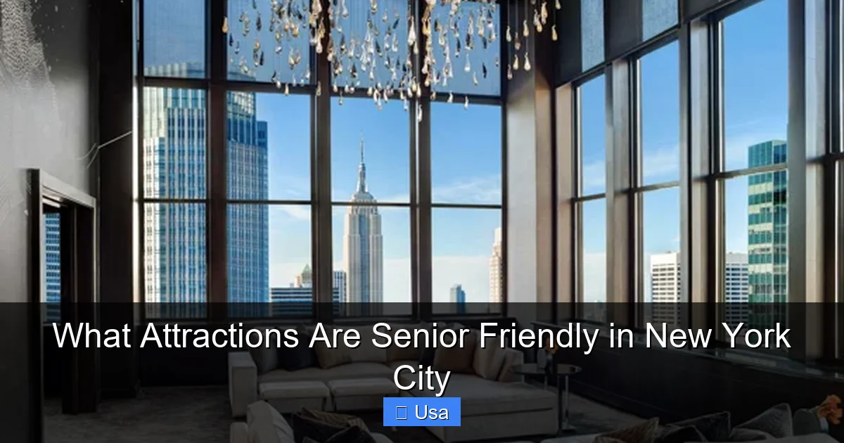 What Attractions Are Senior Friendly in New York City