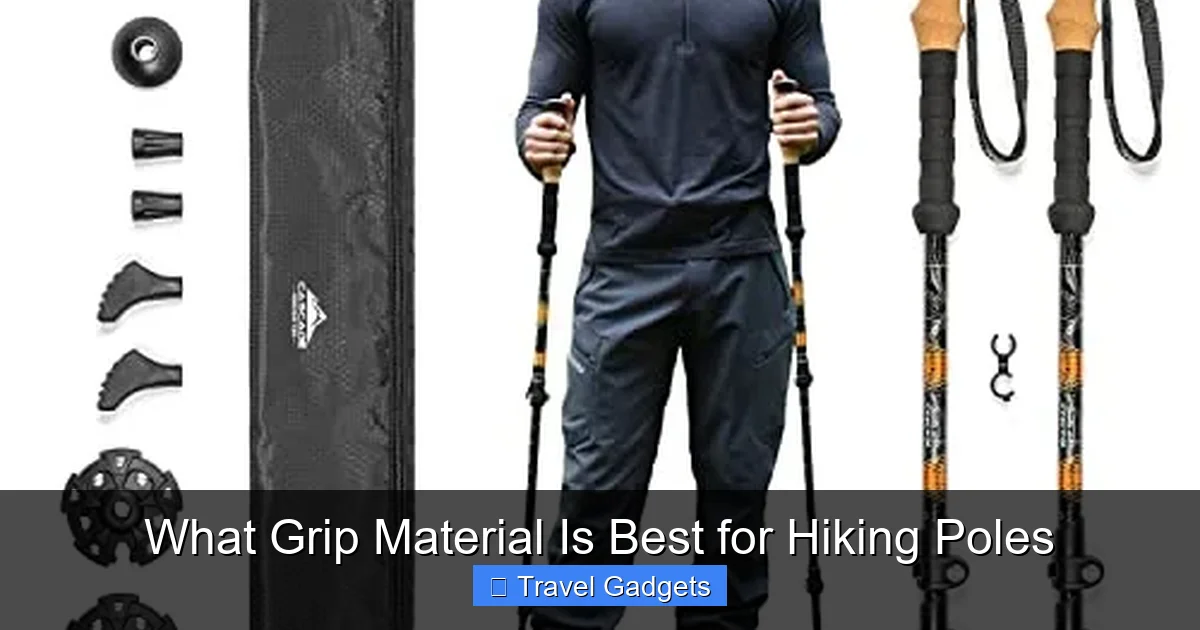 What Grip Material Is Best for Hiking Poles