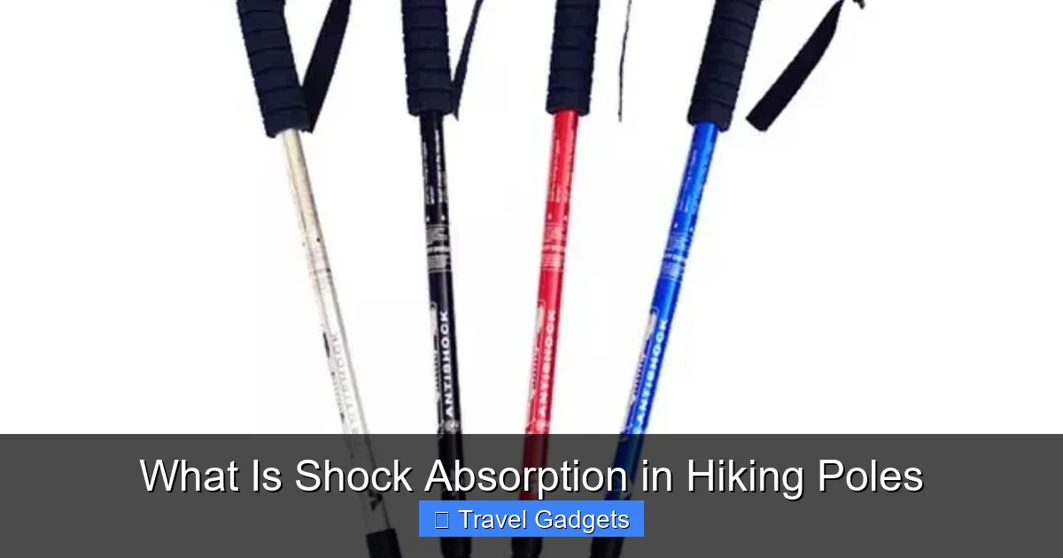 What Is Shock Absorption in Hiking Poles