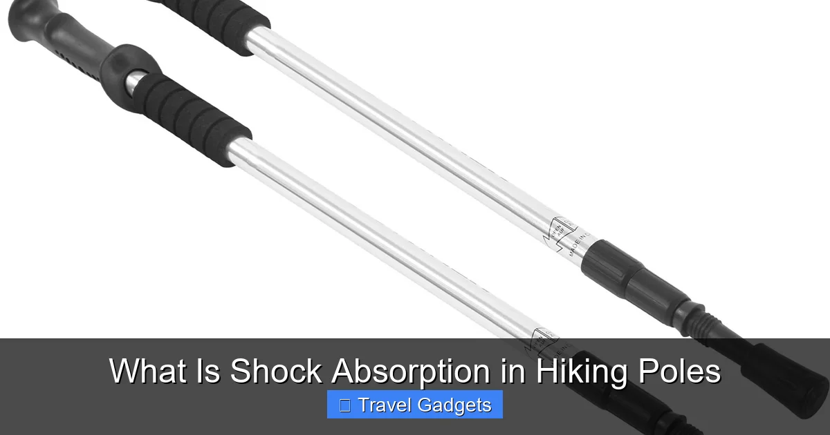 What Is Shock Absorption in Hiking Poles