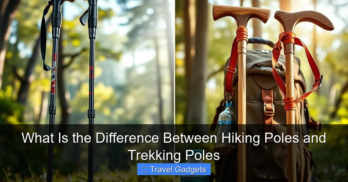 What Is the Difference Between Hiking Poles and Trekking Poles