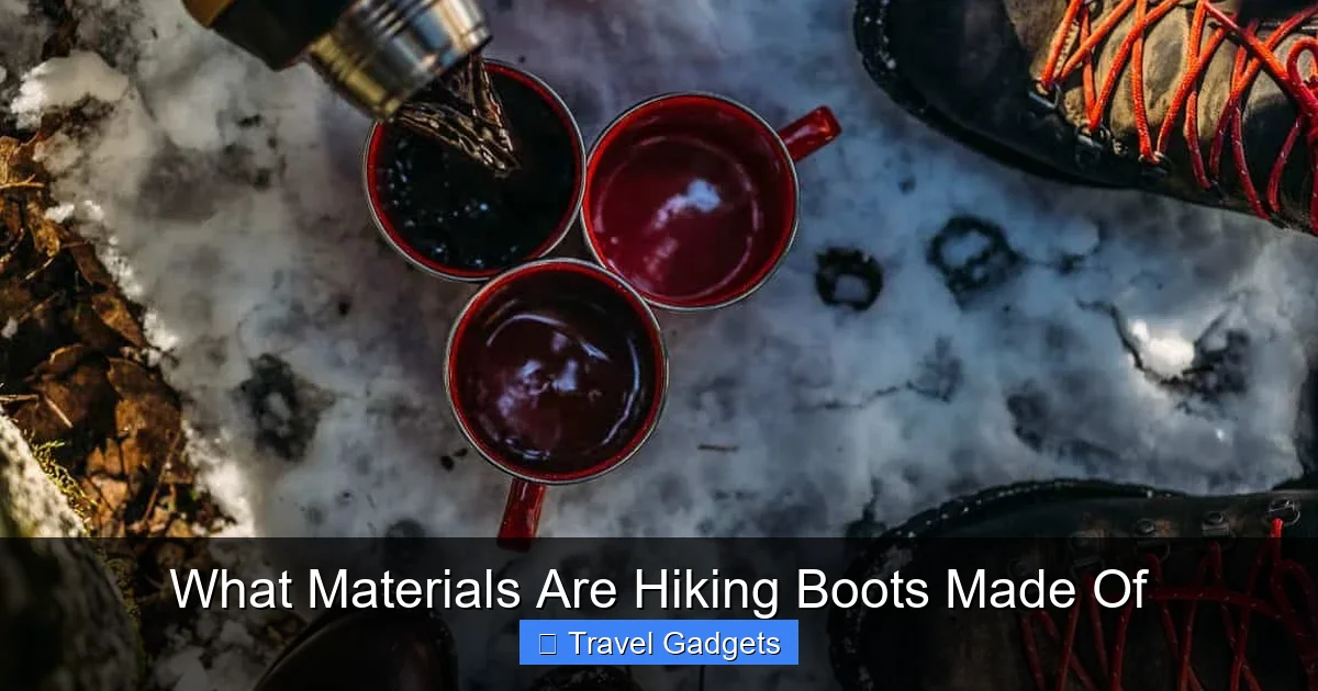 What Materials Are Hiking Boots Made Of
