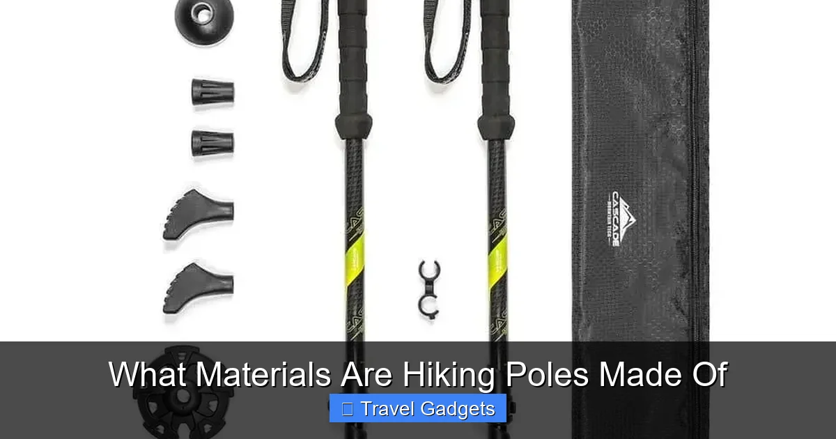 What Materials Are Hiking Poles Made Of