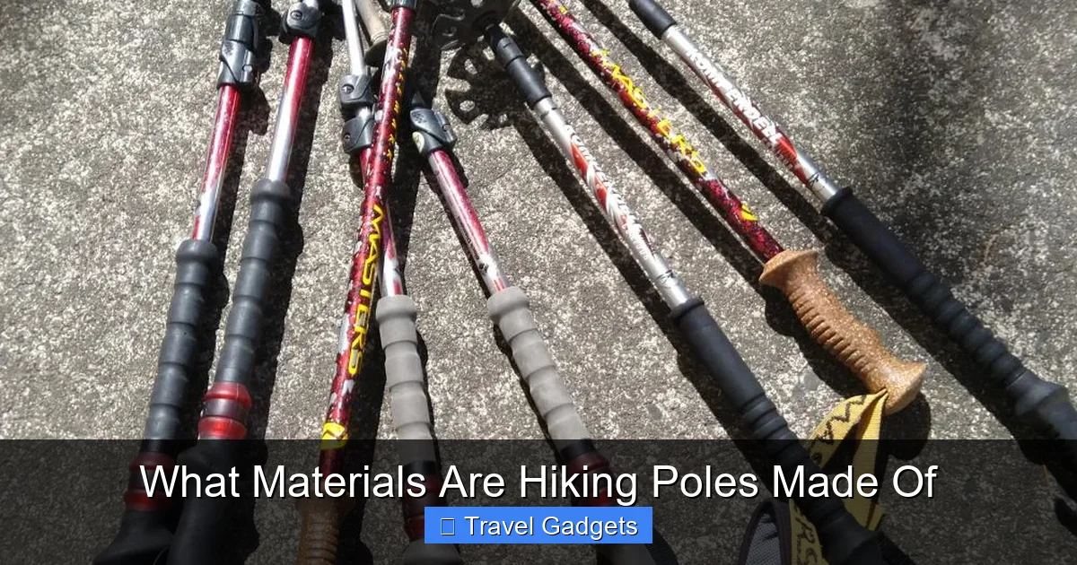 What Materials Are Hiking Poles Made Of