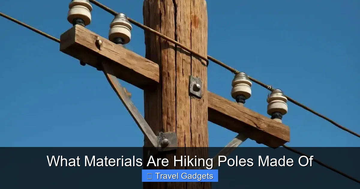 What Materials Are Hiking Poles Made Of