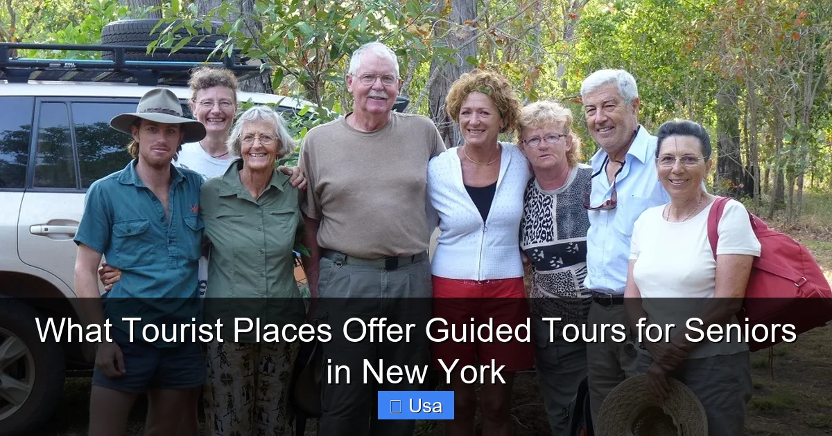 What Tourist Places Offer Guided Tours for Seniors in New York