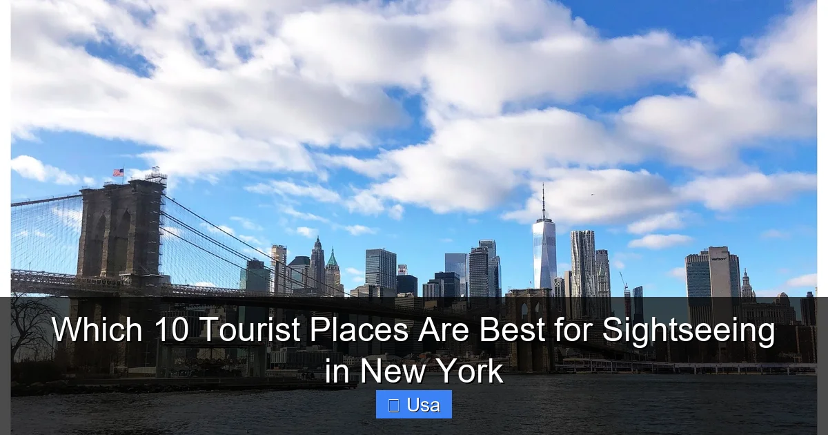 Which 10 Tourist Places Are Best for Sightseeing in New York