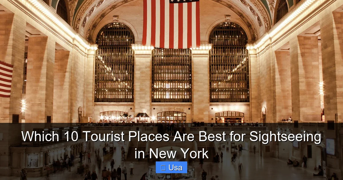 Which 10 Tourist Places Are Best for Sightseeing in New York
