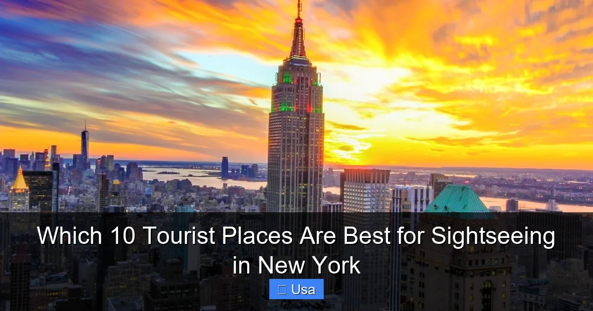 Which 10 Tourist Places Are Best for Sightseeing in New York