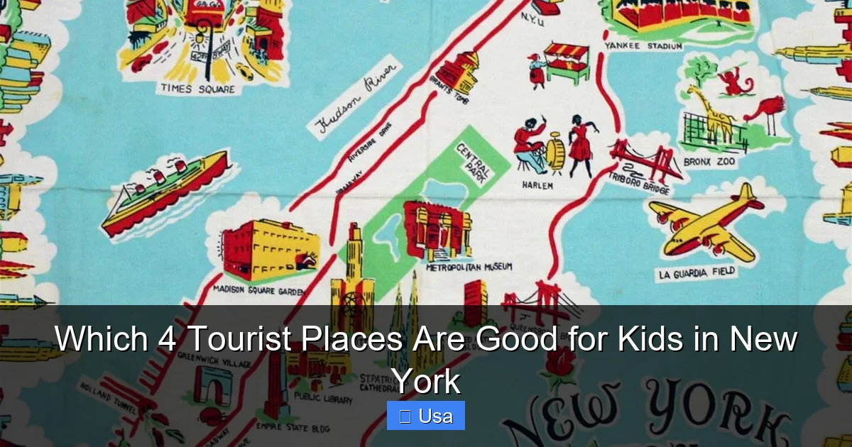 Which 4 Tourist Places Are Good for Kids in New York