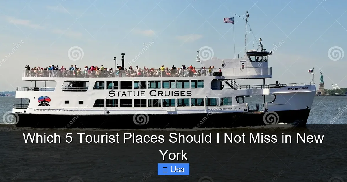 Which 5 Tourist Places Should I Not Miss in New York