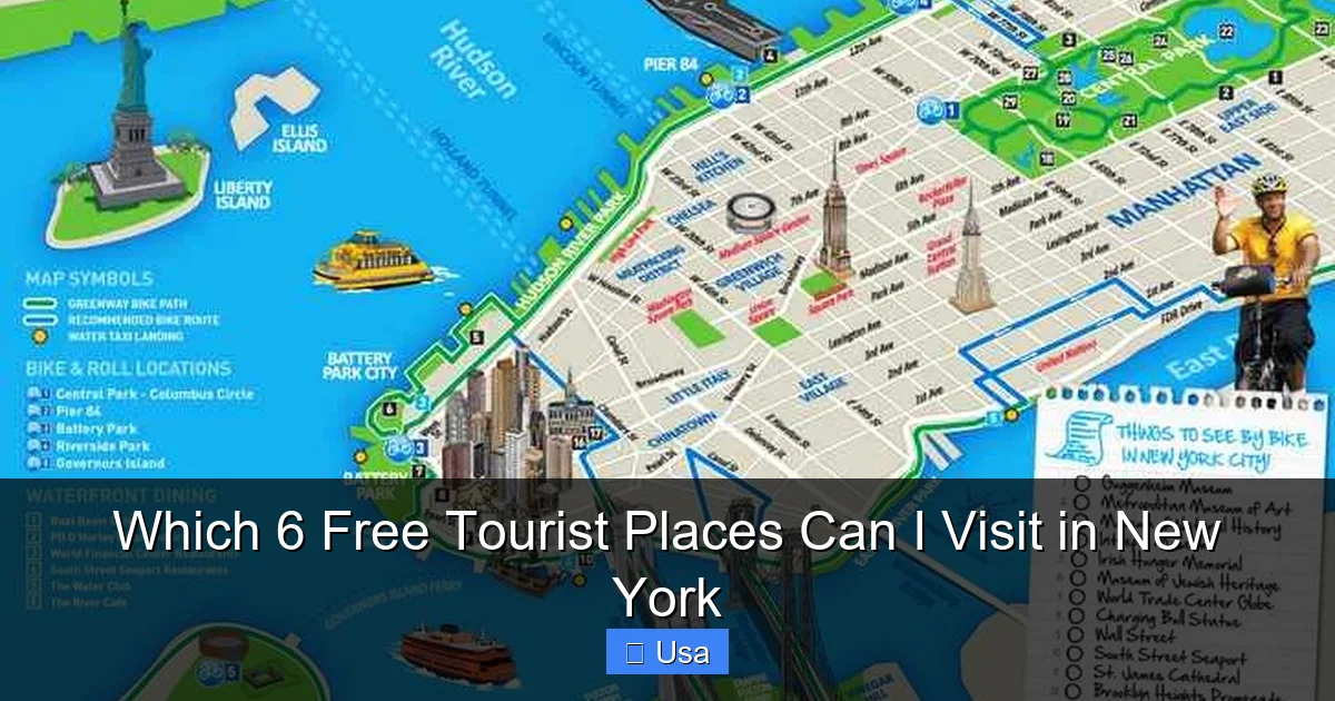 Which 6 Free Tourist Places Can I Visit in New York