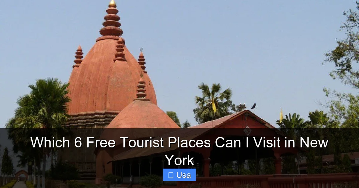 Which 6 Free Tourist Places Can I Visit in New York