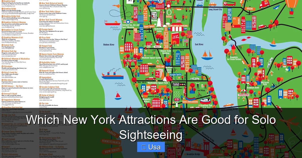 Which New York Attractions Are Good for Solo Sightseeing
