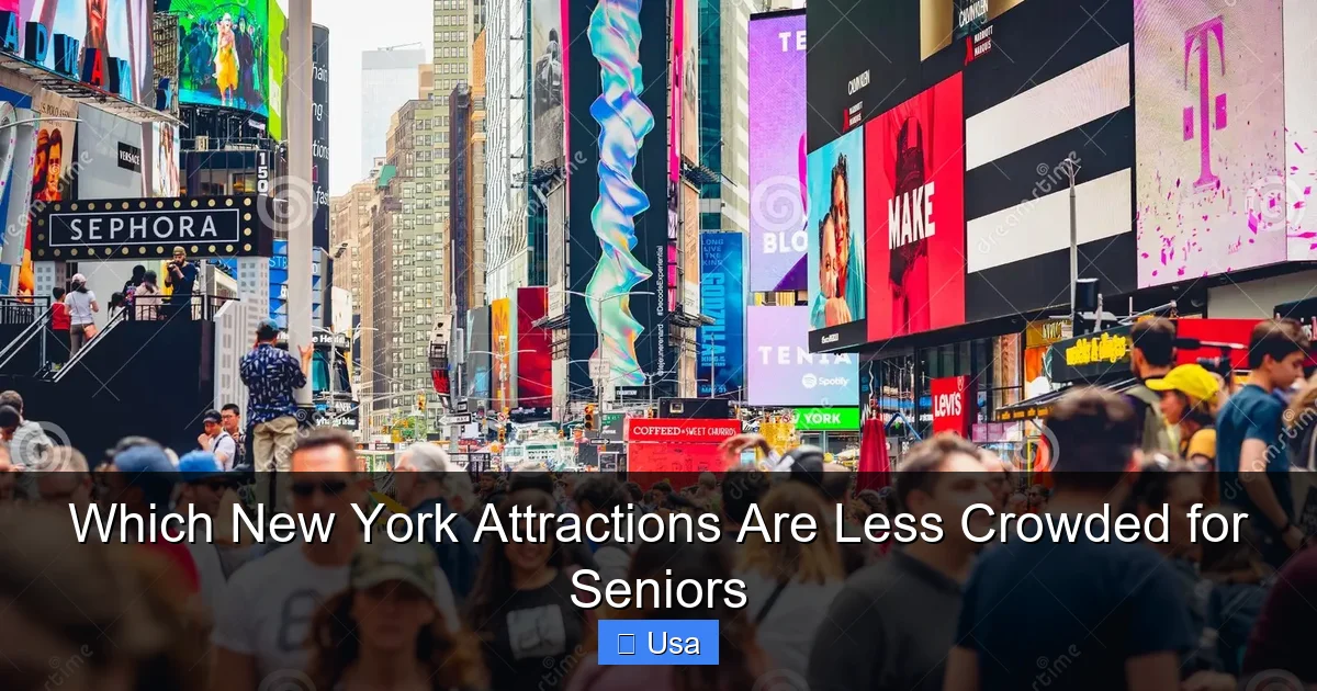 Which New York Attractions Are Less Crowded for Seniors