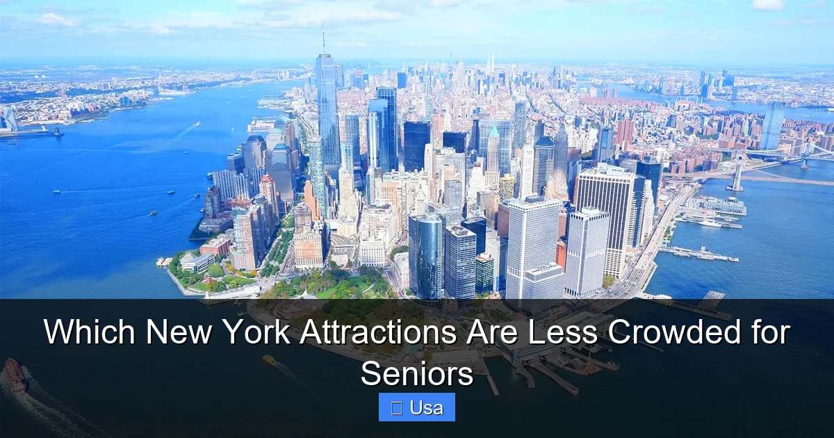 Which New York Attractions Are Less Crowded for Seniors