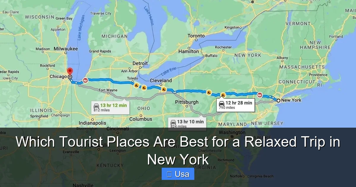 Which Tourist Places Are Best for a Relaxed Trip in New York