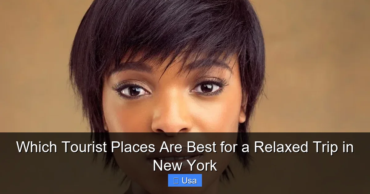 Which Tourist Places Are Best for a Relaxed Trip in New York