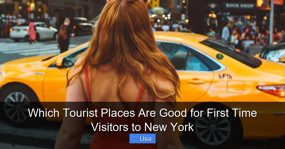 Which Tourist Places Are Good for First Time Visitors to New York