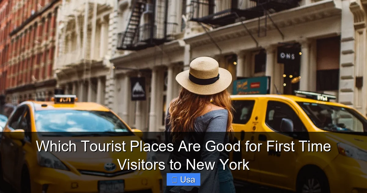 Which Tourist Places Are Good for First Time Visitors to New York