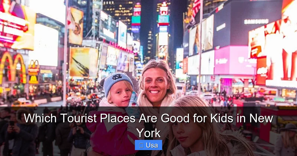 Which Tourist Places Are Good for Kids in New York