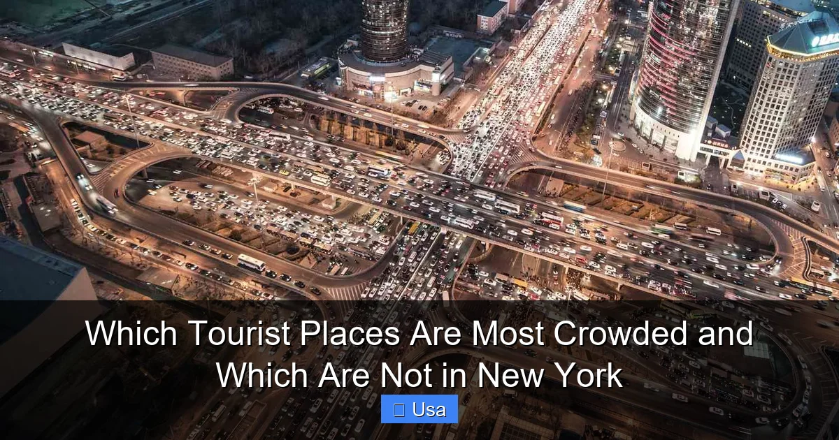 Which Tourist Places Are Most Crowded and Which Are Not in New York
