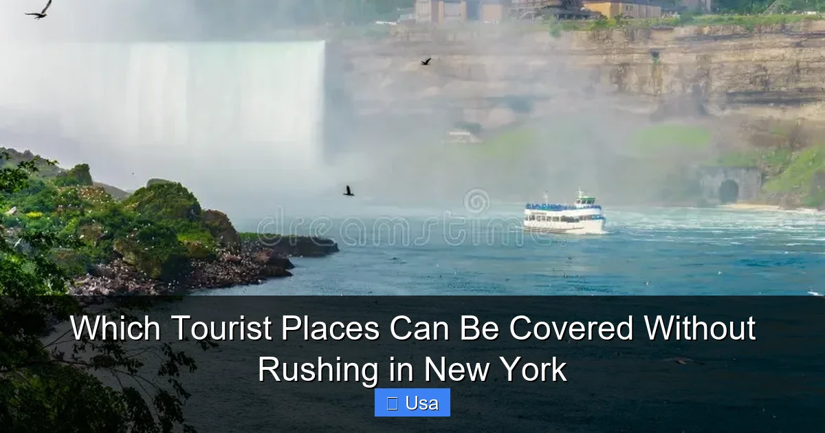 Which Tourist Places Can Be Covered Without Rushing in New York