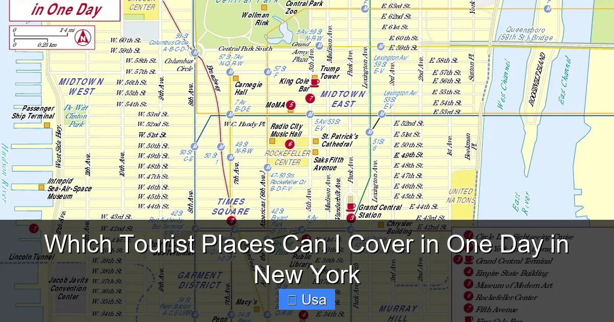 Which Tourist Places Can I Cover in One Day in New York