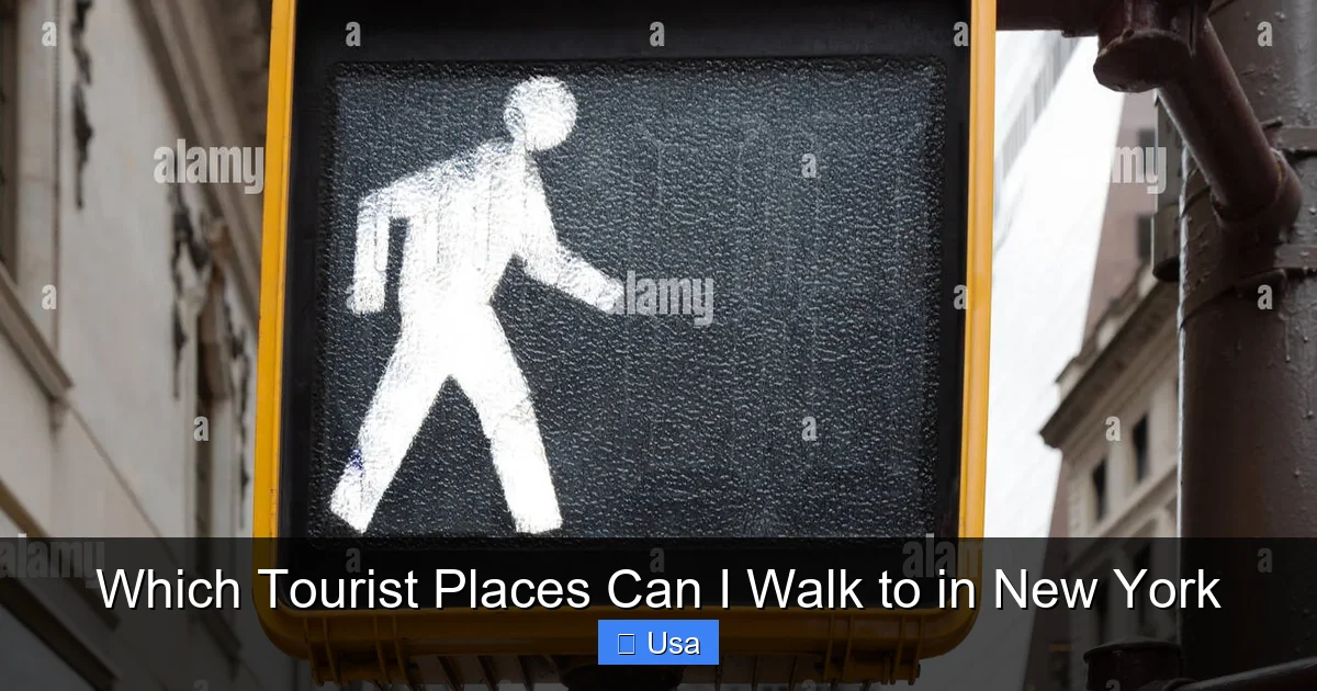 Which Tourist Places Can I Walk to in New York