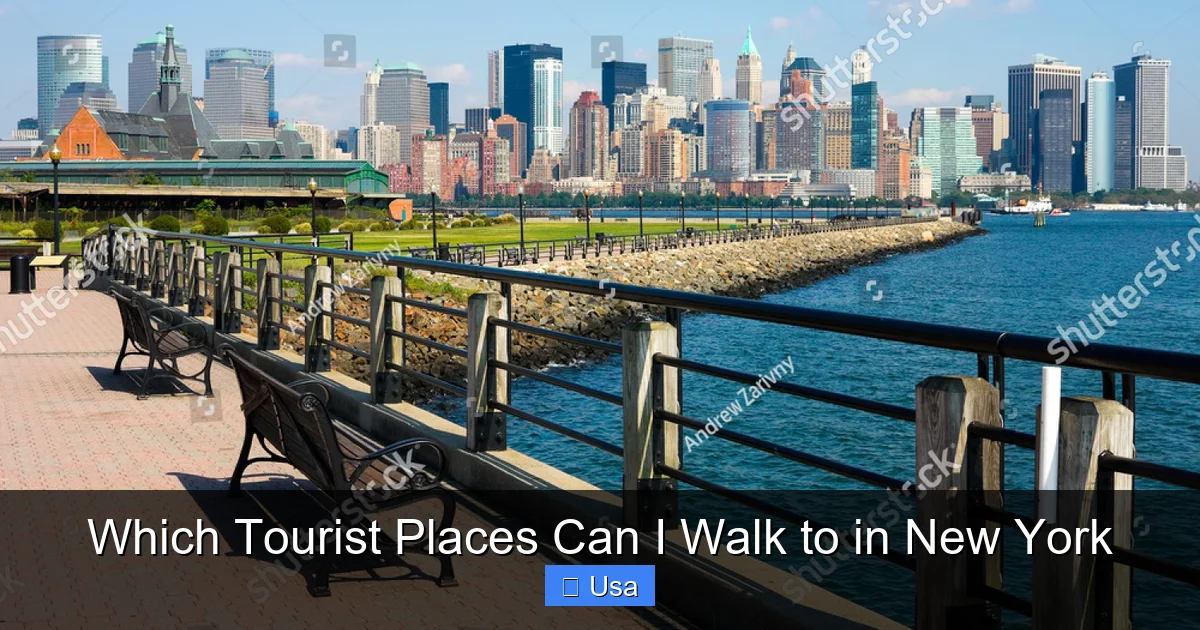 Which Tourist Places Can I Walk to in New York