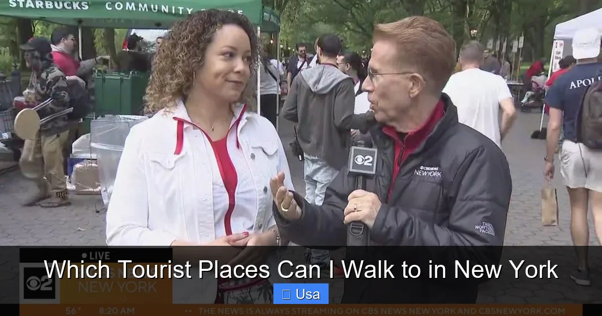 Which Tourist Places Can I Walk to in New York