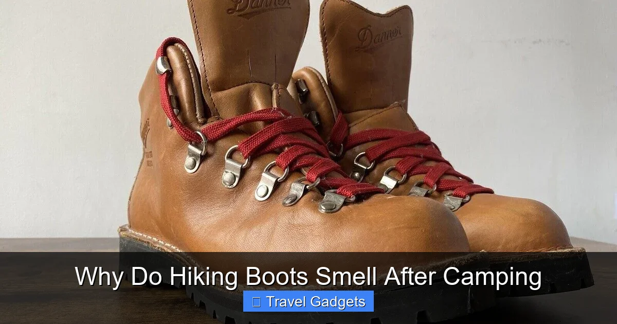 Why Do Hiking Boots Smell After Camping