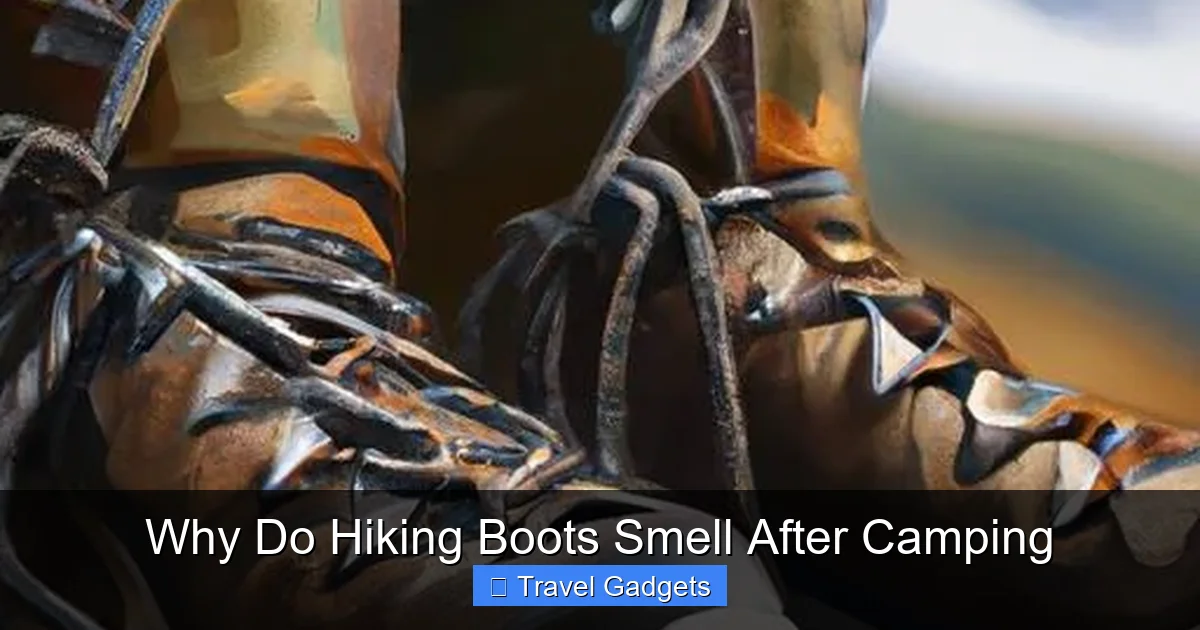 Why Do Hiking Boots Smell After Camping